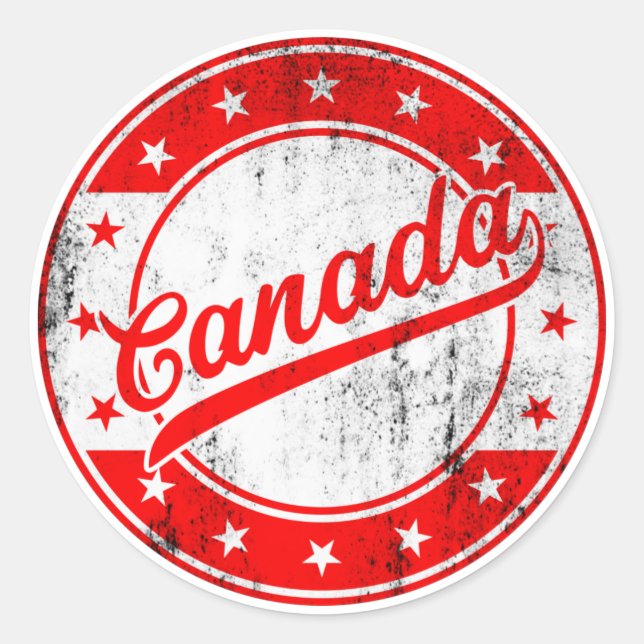 Global Traveler - Adesivo do Canadá (Frente)