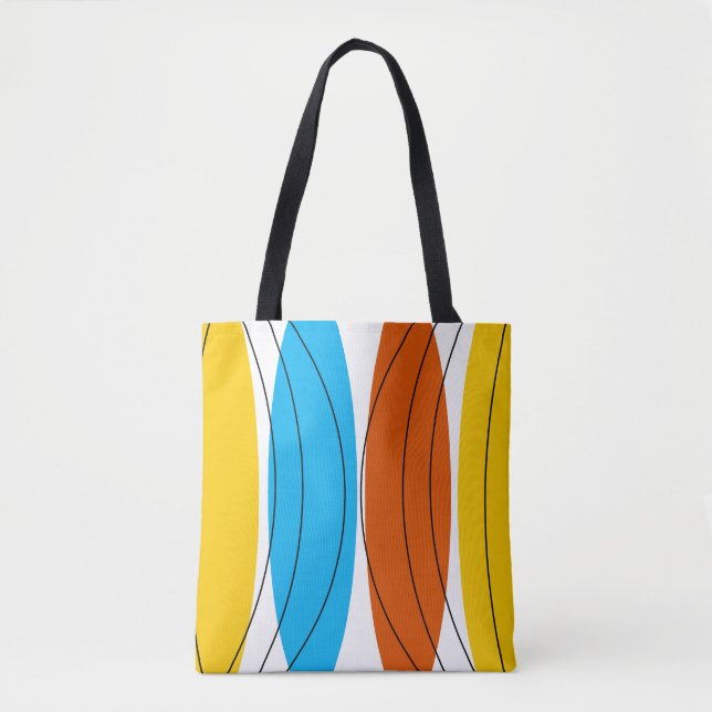 Globe Stripe por toda a bolsa (Frente)