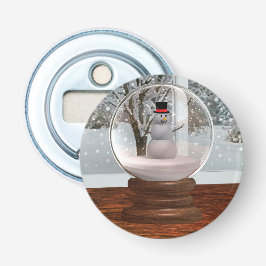 Globo da neve do boneco de neve