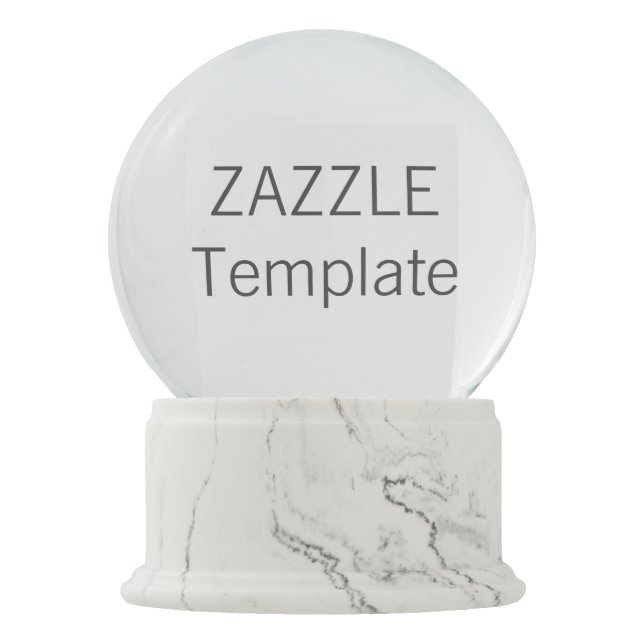 Globo DE MÁRMORE BRANCO da neve do revestimento do (Frente)