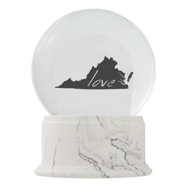 Globo De Neve Amor Virgínia (Frente)