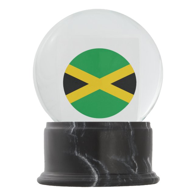 Globo De Neve Bandeira de Jamaica (Frente)
