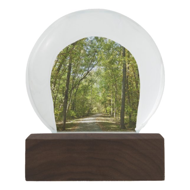 Globo De Neve Caminho do Lago Kittamaquandi em Columbia Maryland (Frente)