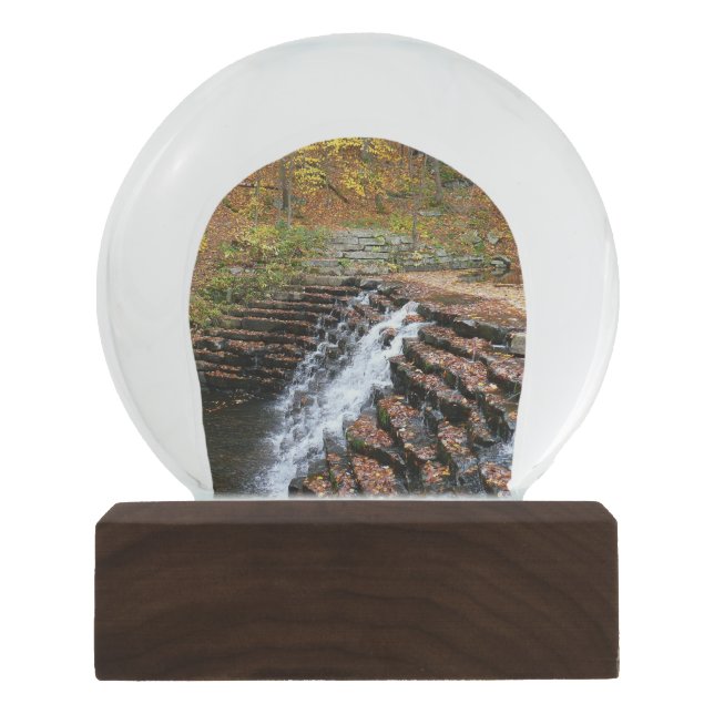 Globo De Neve Cascata em Laurel Hill State Park II (Frente)