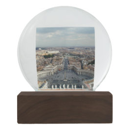 Globo De Neve Cidade do Vaticano do Basillica de St Peter