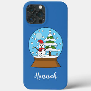Globo de Neve com Snowman e Pine Tree Personaliz