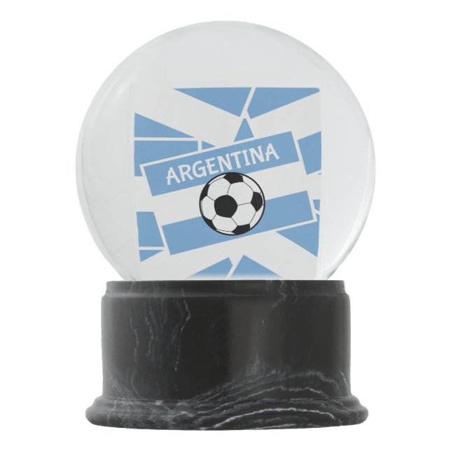 Globo De Neve Futebol da Argentina (Verso)