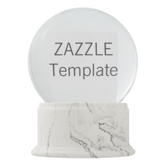 Globo De Neve Globo DE MÁRMORE BRANCO da neve do revestimento do