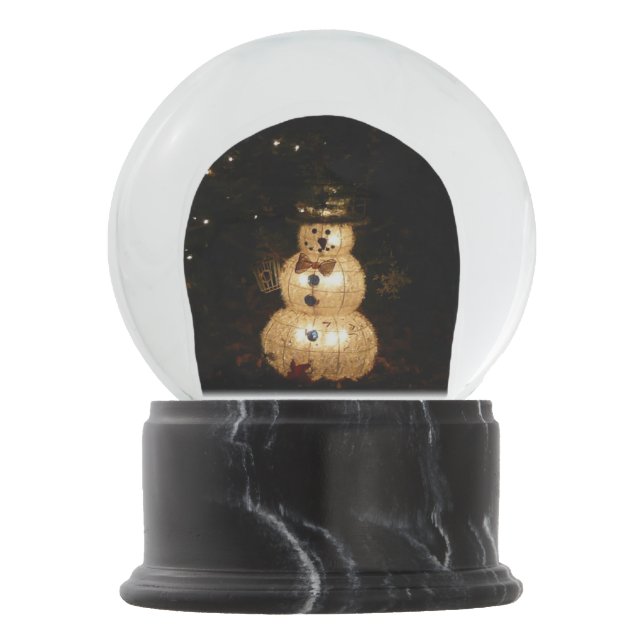 Globo De Neve Tela de luz de feriado Snowman (Frente)