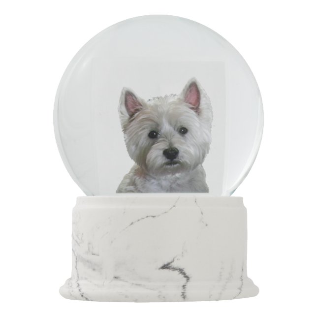 GLOBO DE NEVE WESTIE NA NEVE (Verso)
