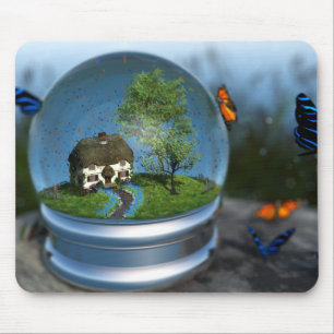 Globo Mousepad da borboleta
