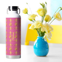 Globo Mundial de Aviões Dourados Elegantes, rosa m