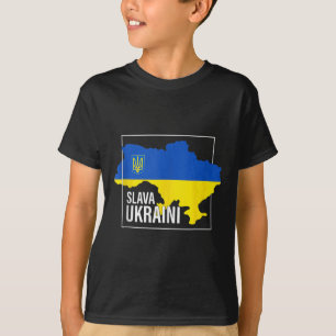 Glória à Ucrânia Camisa Eu Estou Com