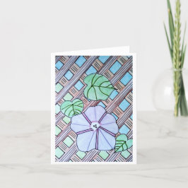 Glória da manhã num Cartão de Saudação de Vazio Tr