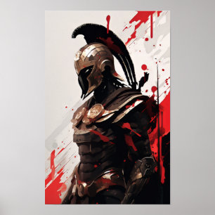 Glória de Campeão: Poster de Gladiador Poderoso