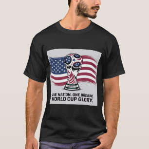 Glória na Copa do Mundo – Camiseta de Futebol EUA