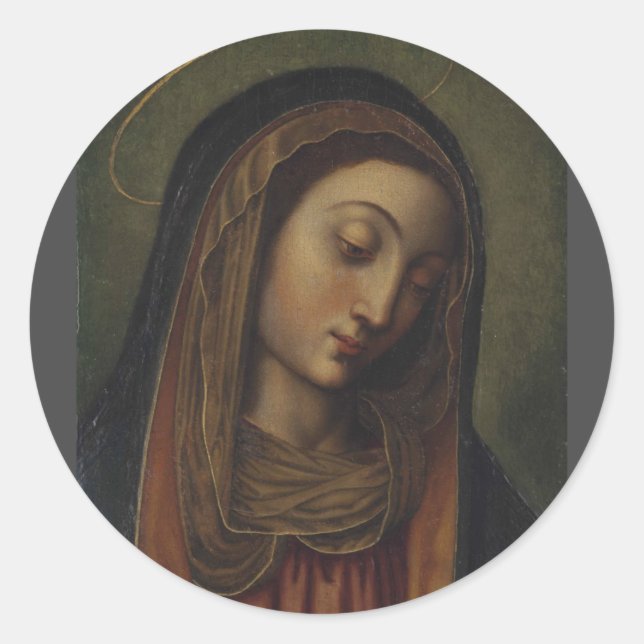 glória para a rainha do adesivo dos céus (Frente)