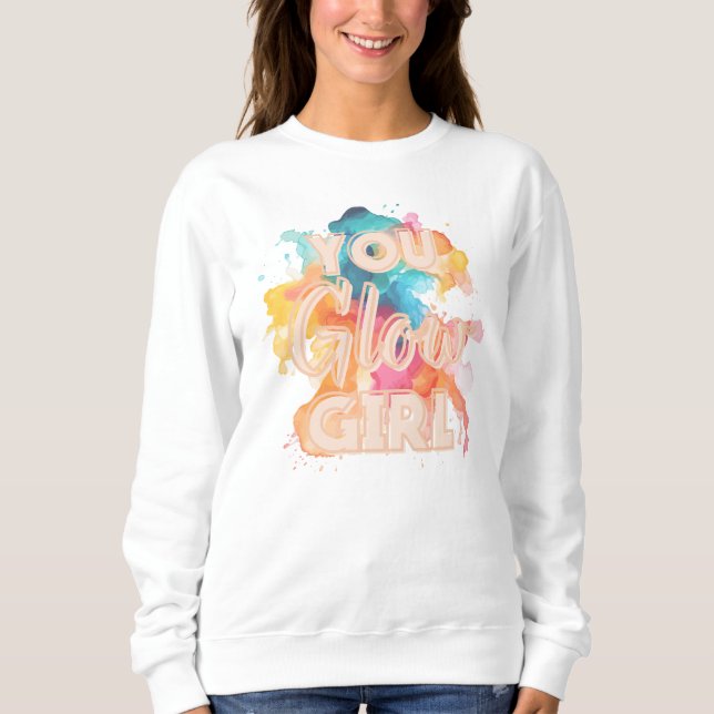 Glow Girl, camiseta positiva (Frente)