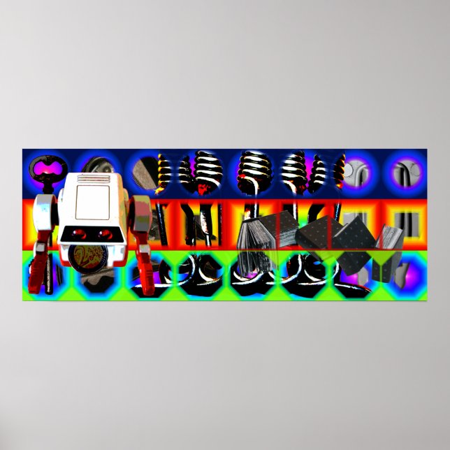 GMT 24 Heures Project Pop Psychedelic Frame Poster (Frente)