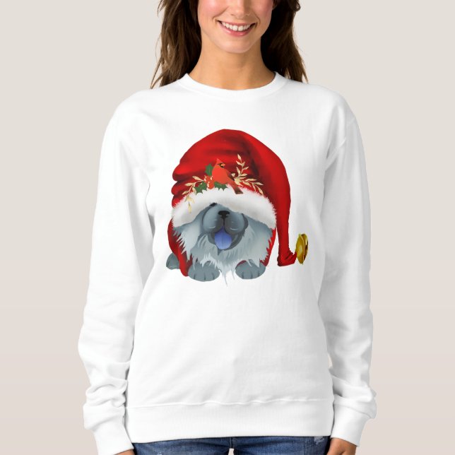 GNOME 4 OS CHOWLIDAYS - Camiseta Blue Chow (Frente)