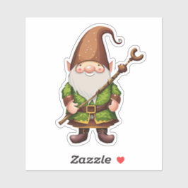 Gnome Explorer com o adesivo de caneta caminhante