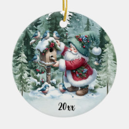 Gnome - Feliz Natal Através das Distâncias Enfeite