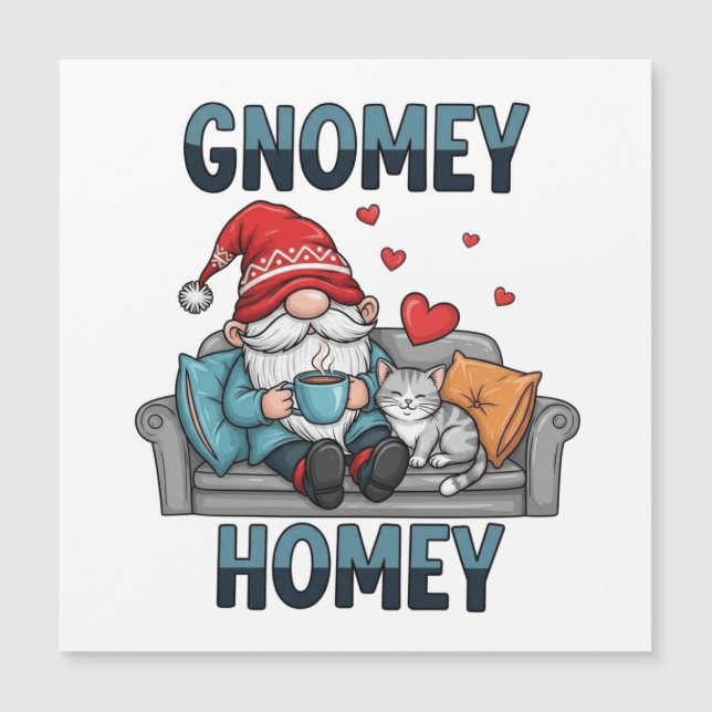 Gnomey homey gnome em casa (Frente)