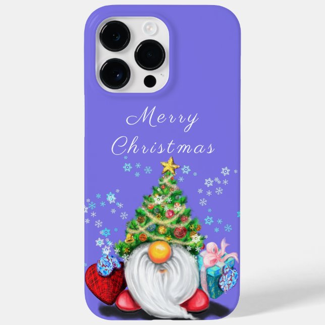 Gnomo com capas de iphone de Natal para Presente (Verso)