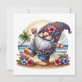 Gnomo da Praia Preciosa - Convite do Tema