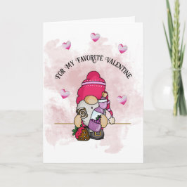 Gnomo do Dia dos Namorados, Cartão de Saudação Dob