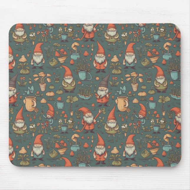Gnomo Garden Mousepad (Frente)