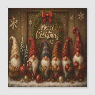 Gnomos de Natal Lindos e Alegres