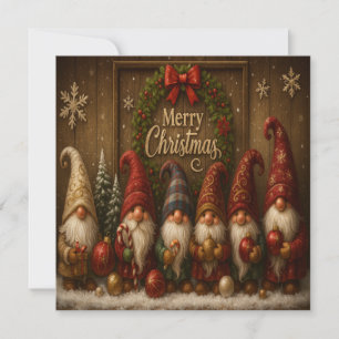 Gnomos de Natal Lindos e Alegres