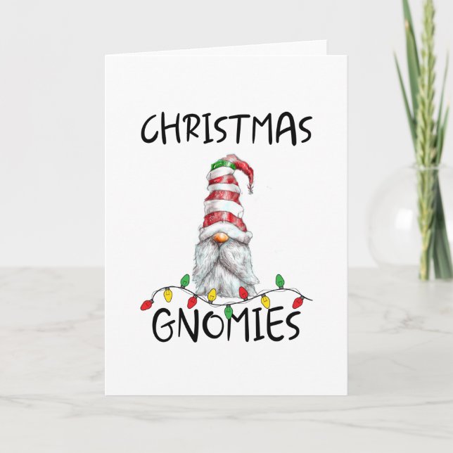 Gnomos de Natal, Natal Com Meu Cartão de Gnomos (Frente)