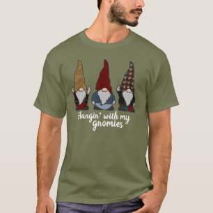 Gnomos estão pendurados com minha camiseta de fé