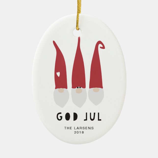 Gnomos para enfeites de natal (Frente)