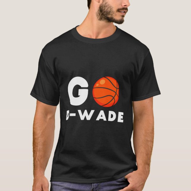 Go D-Wade T-Shirt Dwyane Camiseta Flash Jer (Frente)