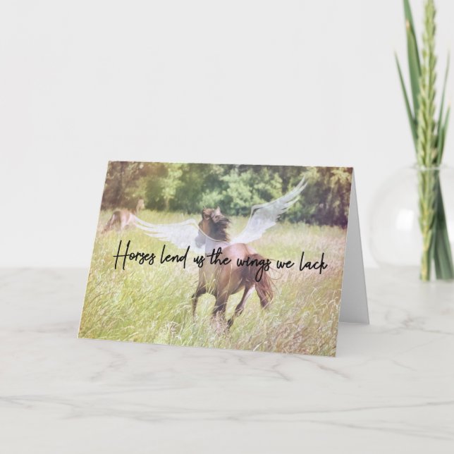 GO FLYING - Cartão de Saudação (Frente)