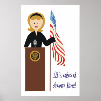 Go Hillary Poster