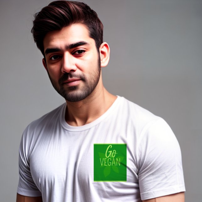 Go Vegan T-Shirt (Criador carregado)