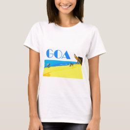 Goa de praia tropical, Índia. Camiseta