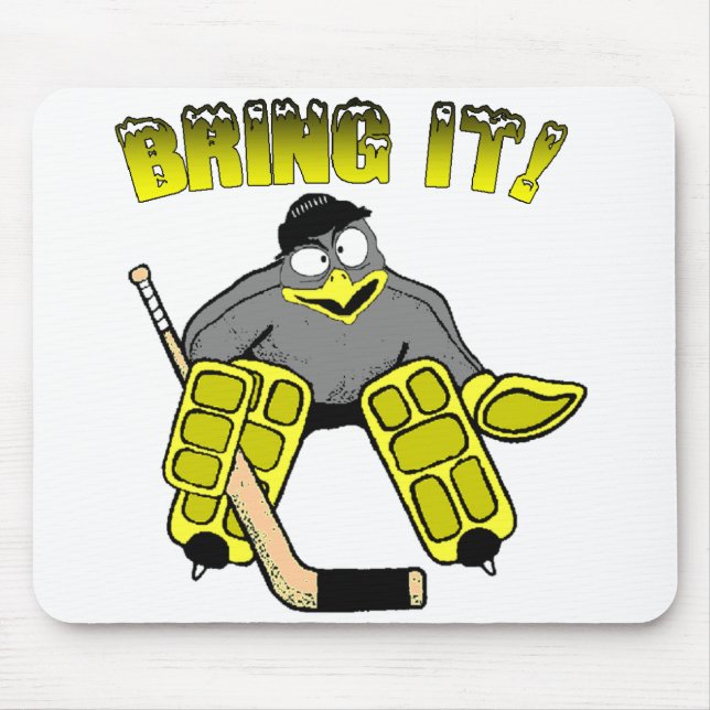 Goalie Mousepad do pinguim (Frente)