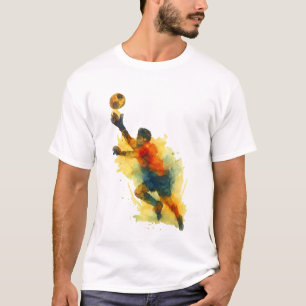 Goalkeeper Dive Tee - Watercolor - Camisa De Futeb