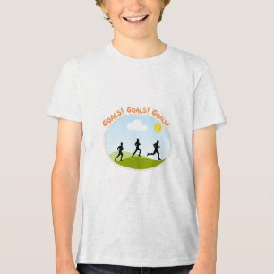 "GOALS GOALS GOALS" - Estilo manuscrito T-Shirt De