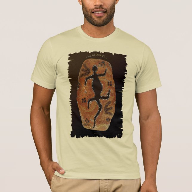 GOANNA DREAMTIME T-Shirt estilo aborígene (Frente)