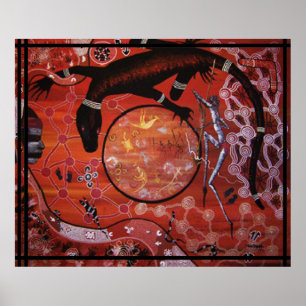Goanna que sonha o poster