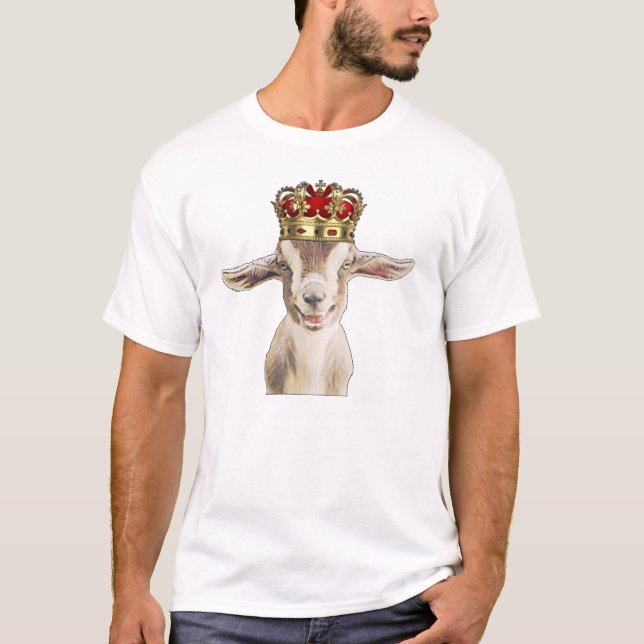 Goat king T-shirt (Frente)
