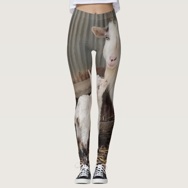 Goat Mama e Kid Leggings (Frente)