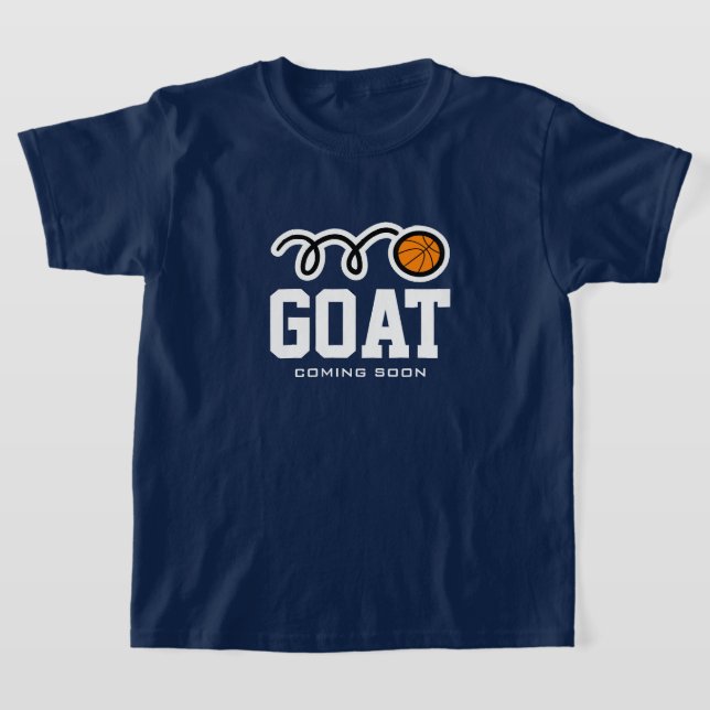 GOAT vem logo com uma camisa de basquete engraçada (Postura )
