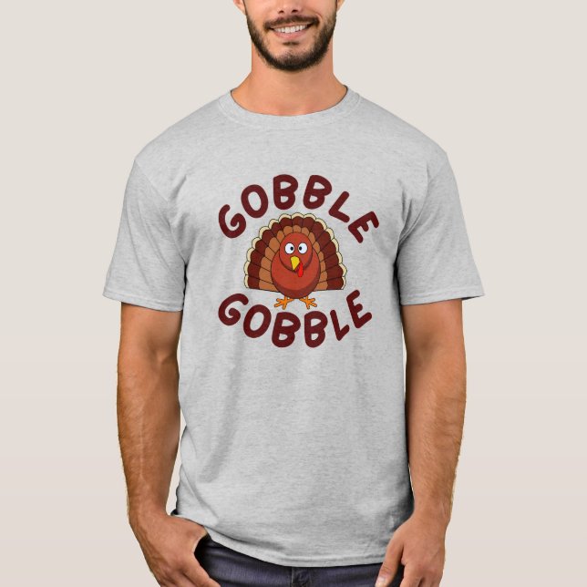 Gobble Gobble Thanksgiving T-Shirt (Frente)